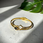 Black & White Clover Bracelet