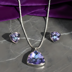 Spark Rhinestone Necklace Set