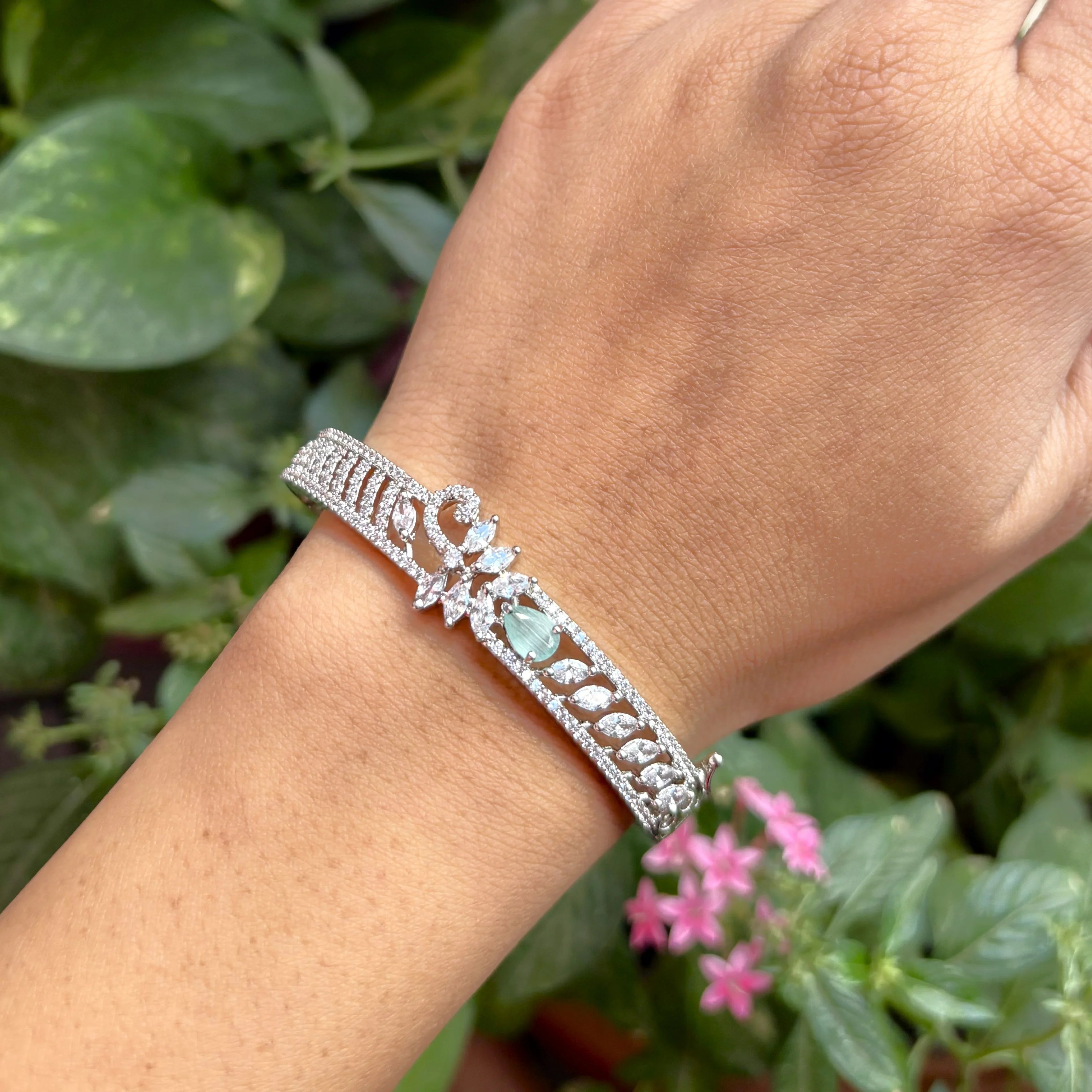 Green Stone AD Bracelet