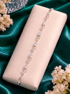 Silver Blush Tulip Bracelet