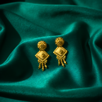 Traditional Gold-Plated Earrings