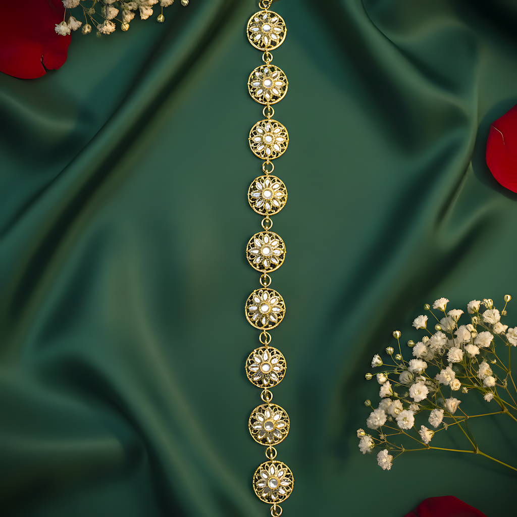 Pearl Floral Hair Chain