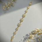 Floral Crystal Hair Chain