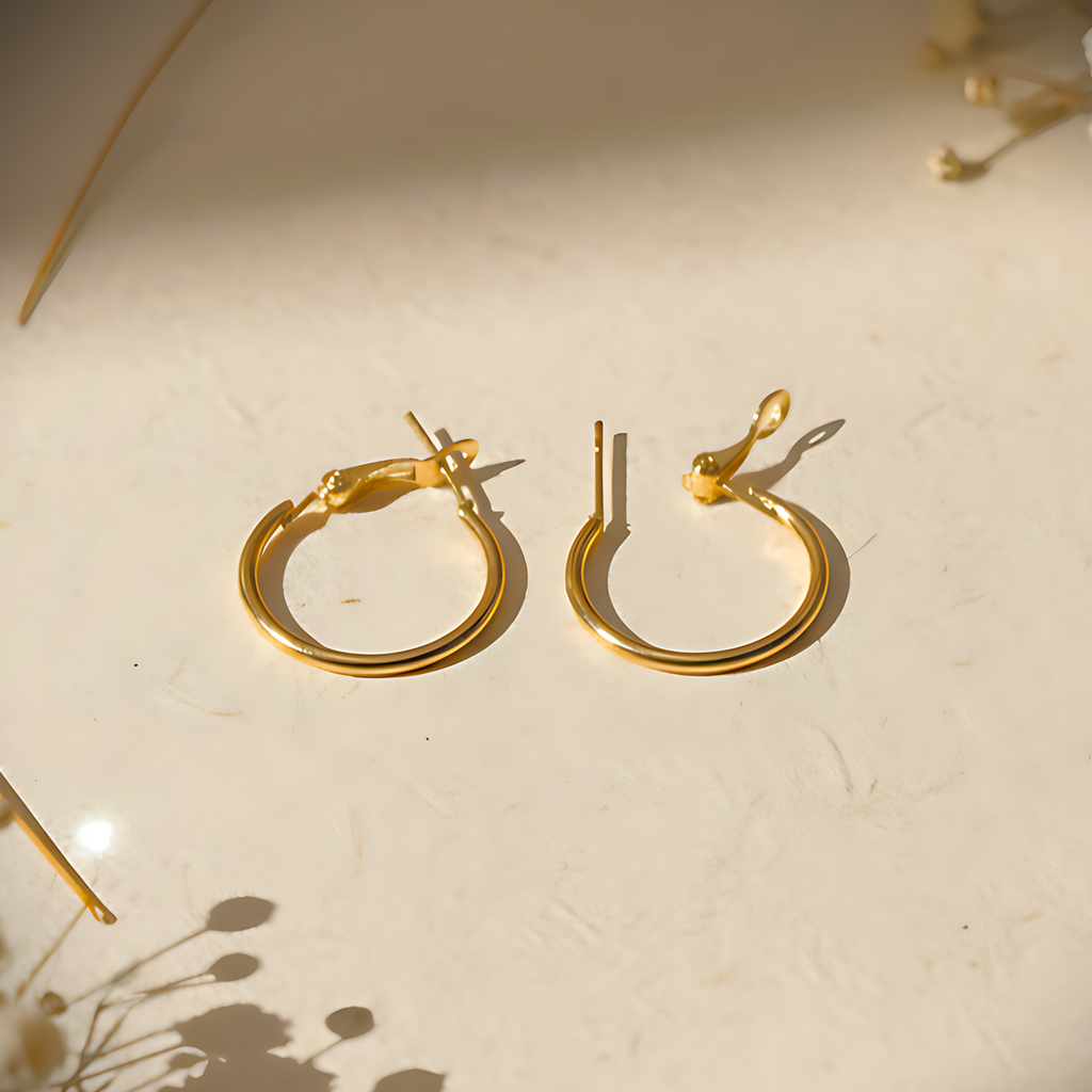 Classic Gold Hoop Earrings