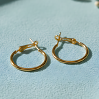 Classic Gold Hoop Earrings