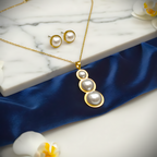 Pearl Necklace & Earring Set