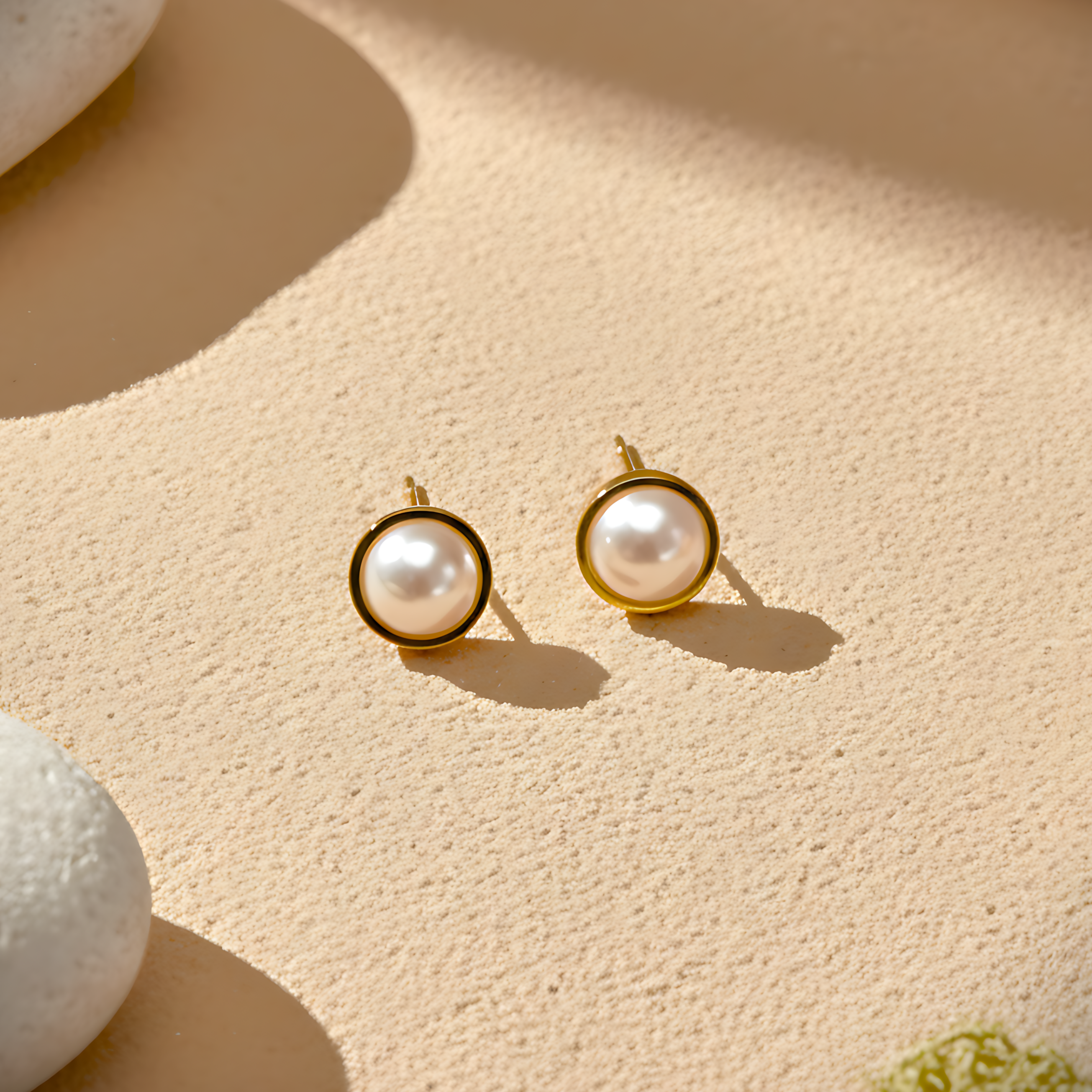 Pearl Necklace & Earring Set