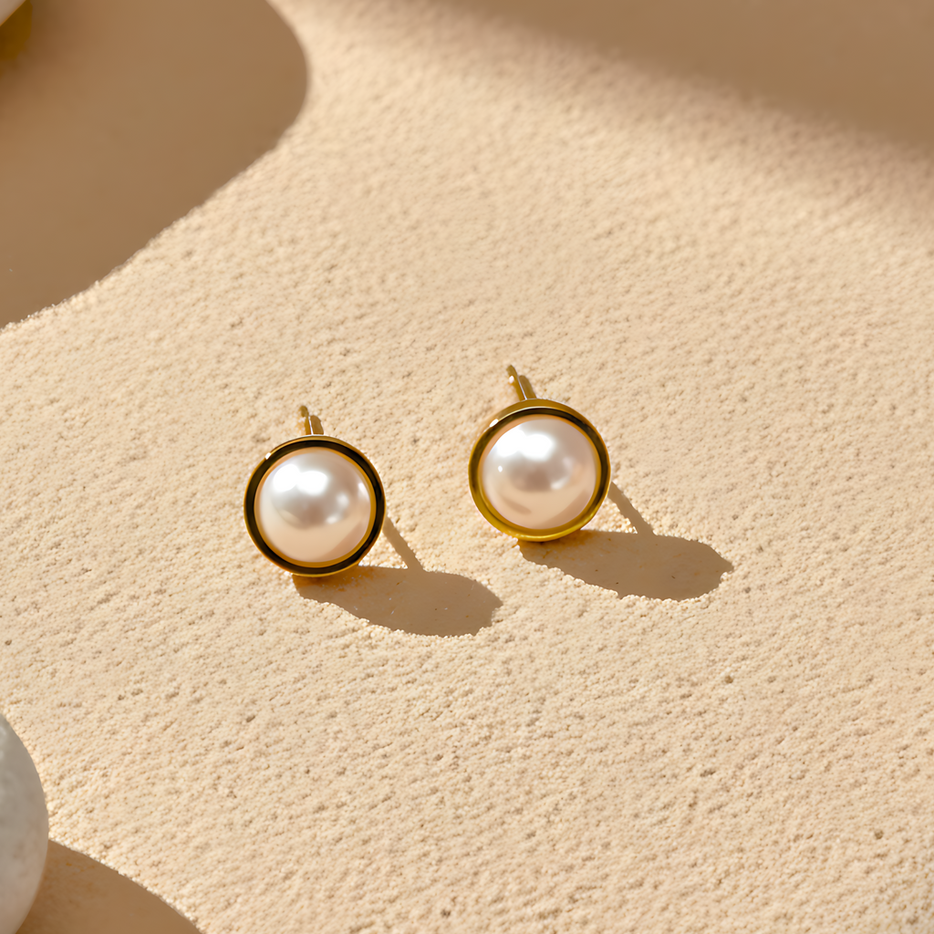 Floral Pearl Necklace Set