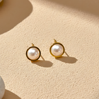 Floral Pearl Necklace Set