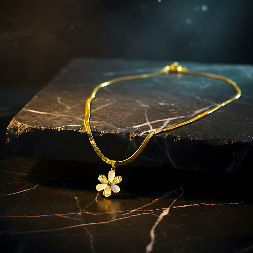 Floral Pendant Necklace