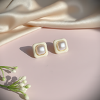 Classic Pearl Stud Earrings
