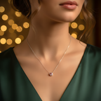 Solitaire Pendant Necklace