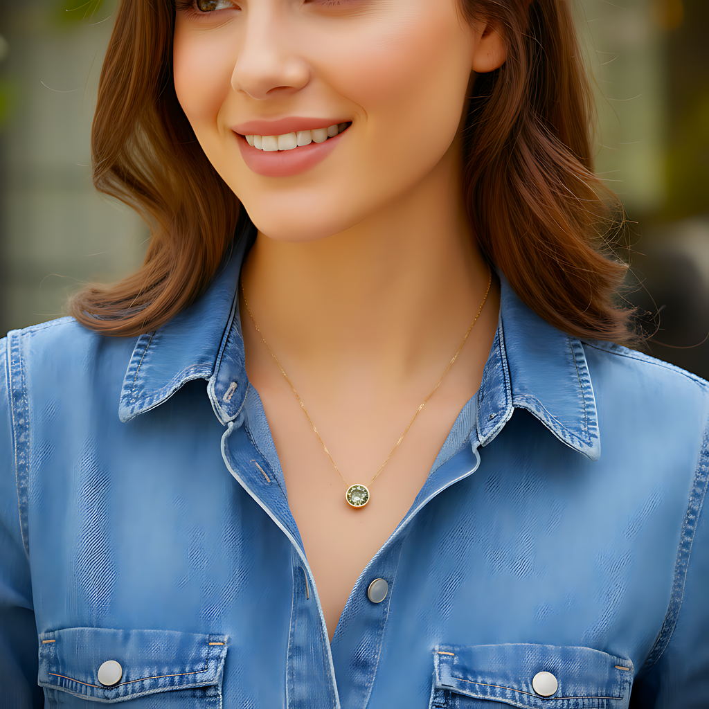 Solitaire Pendant Necklace