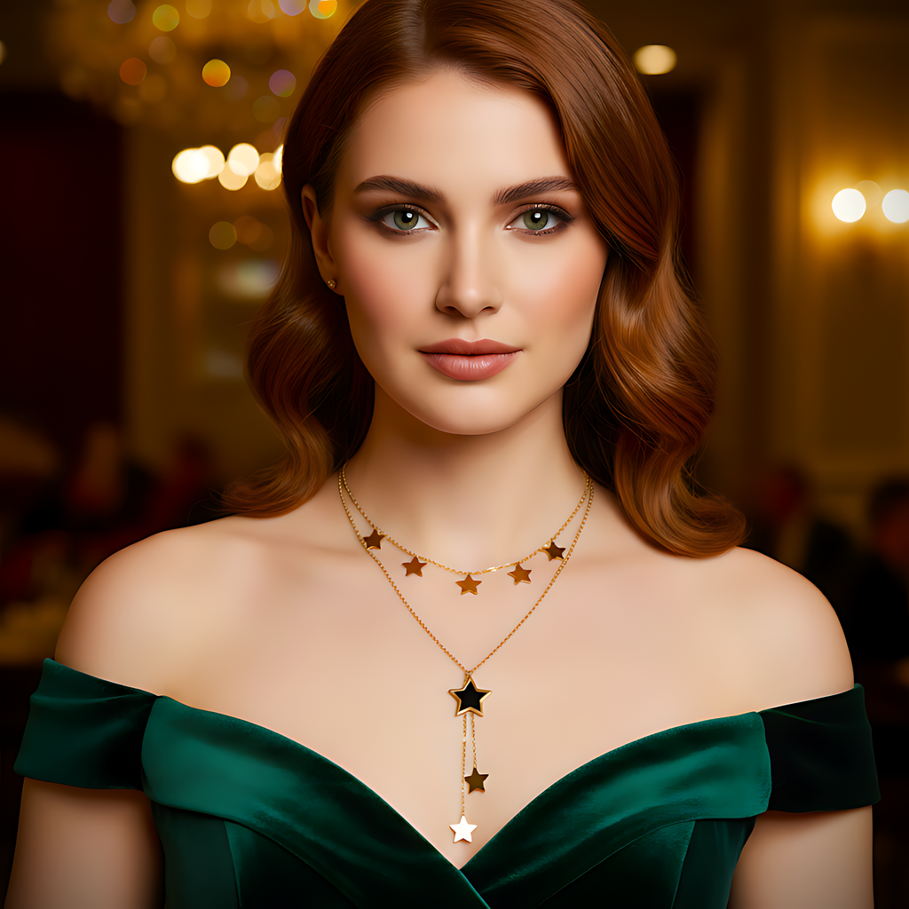 Star Layered Necklace