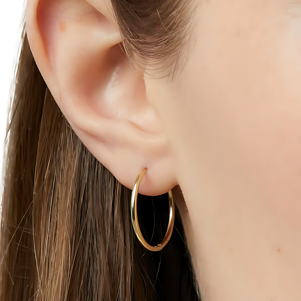 Classic Gold Hoop Earrings