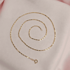 Classic Gold Chain & Floral Cuff Bracelet Combo Set