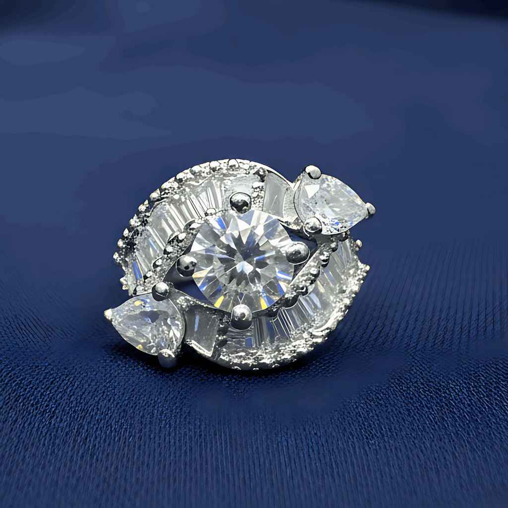 Sparkle AD Statement Ring