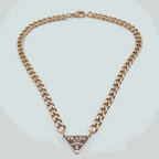 Prada Rose Gold Chain Necklace