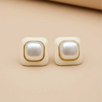 Clover Charm Necklace & Stud Earrings Combo Set