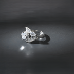Sparkle AD Statement Ring