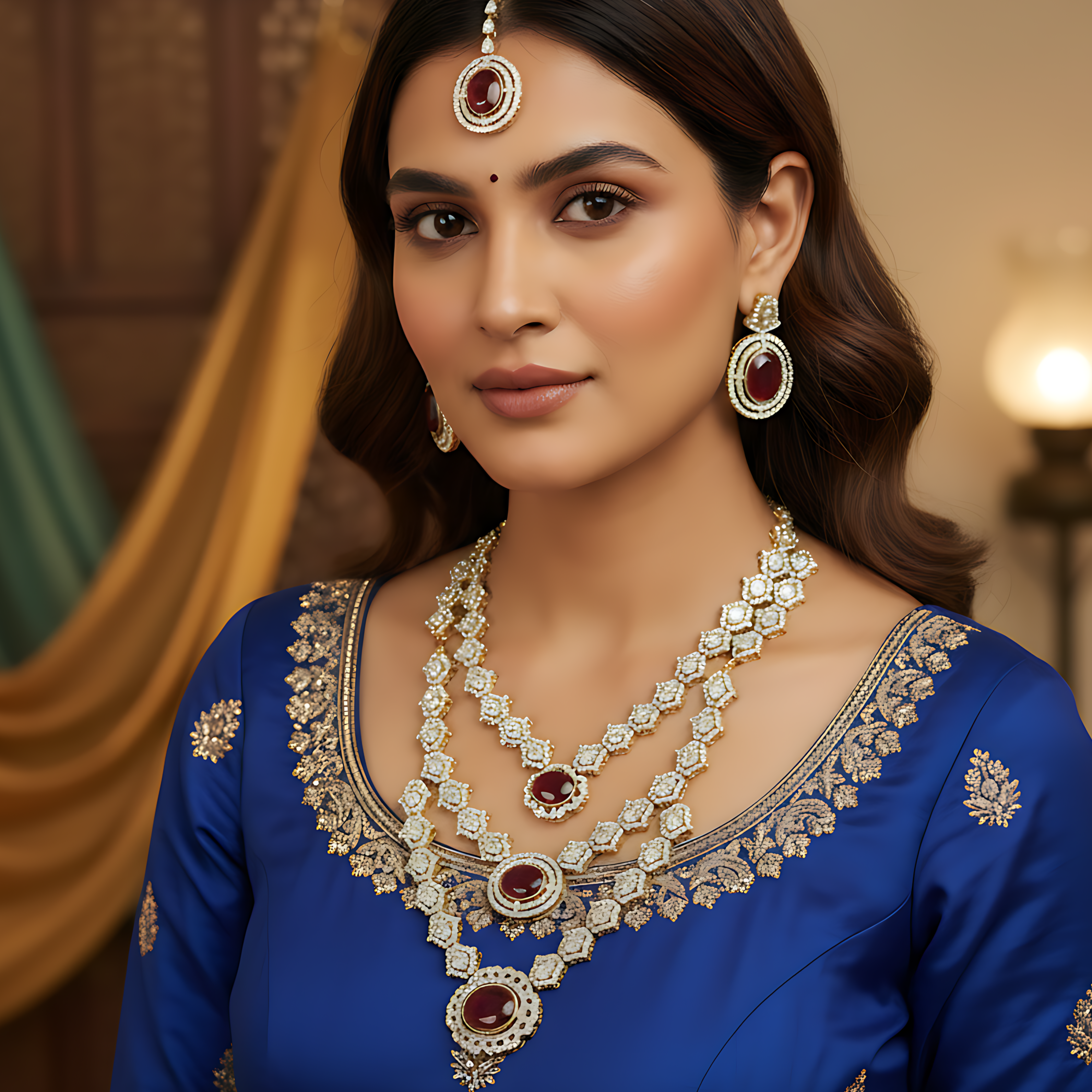 3 Layered Necklace Set