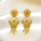 Traditional Gold-Plated Earrings