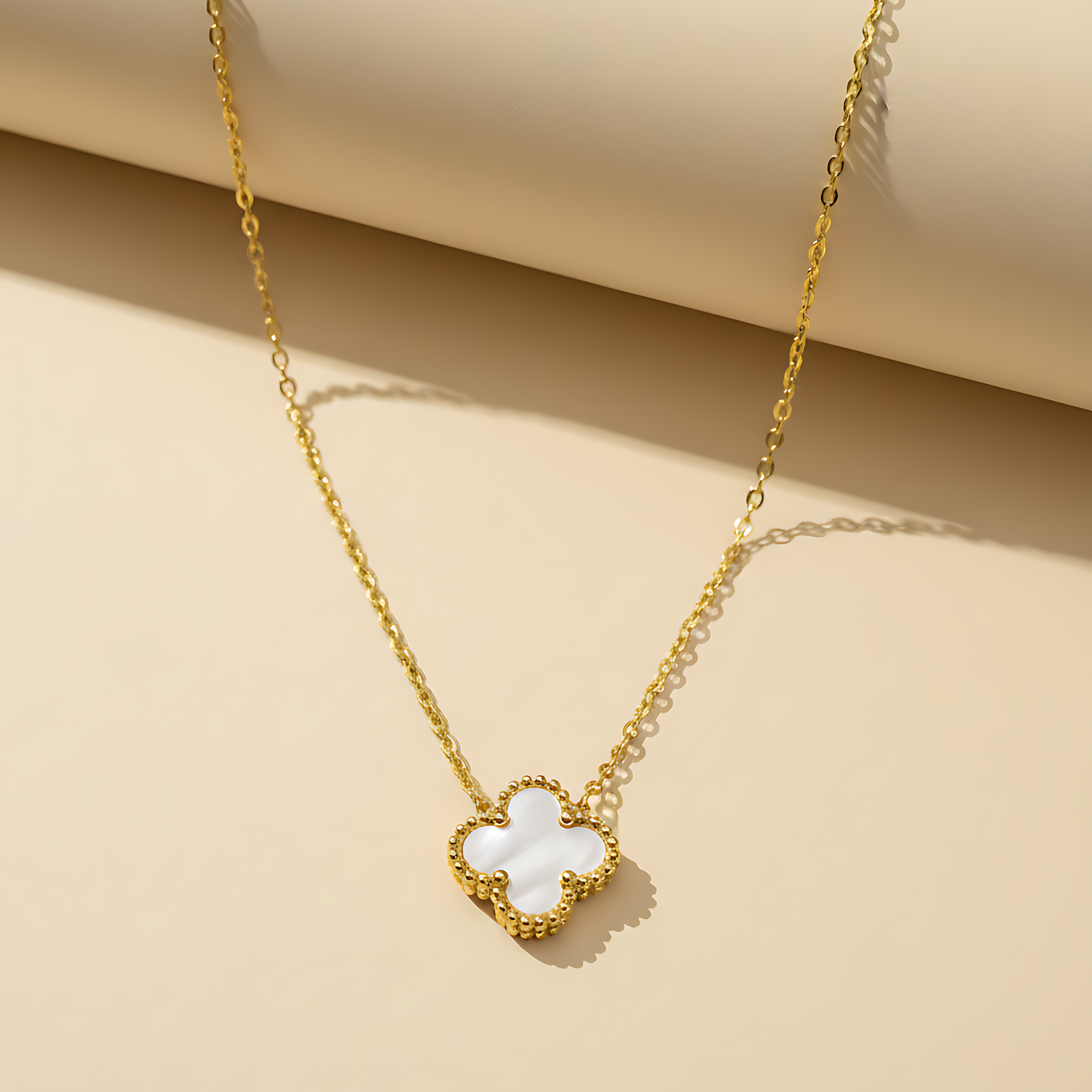 Clover Necklace & Earring Set