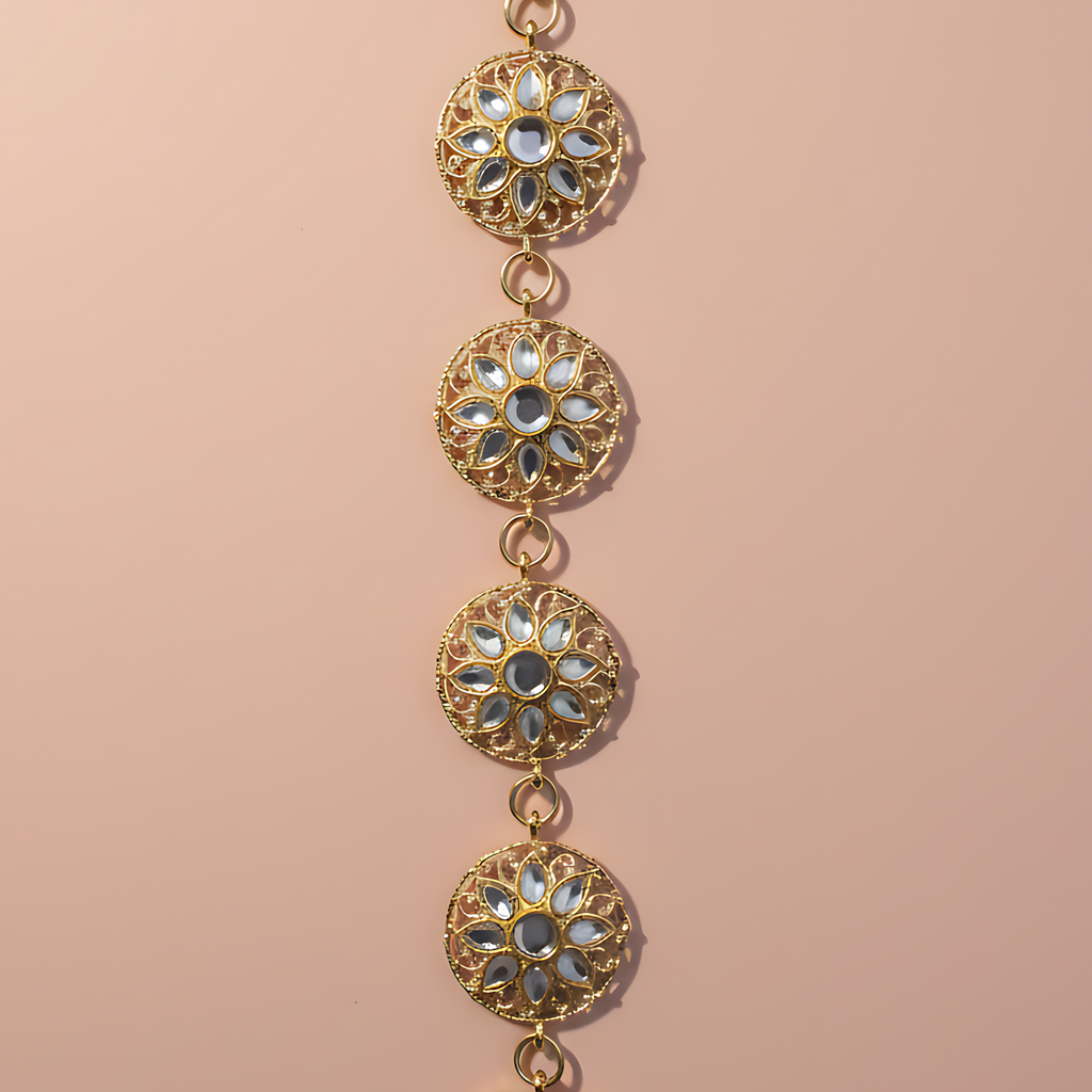 Pearl Floral Hair Chain