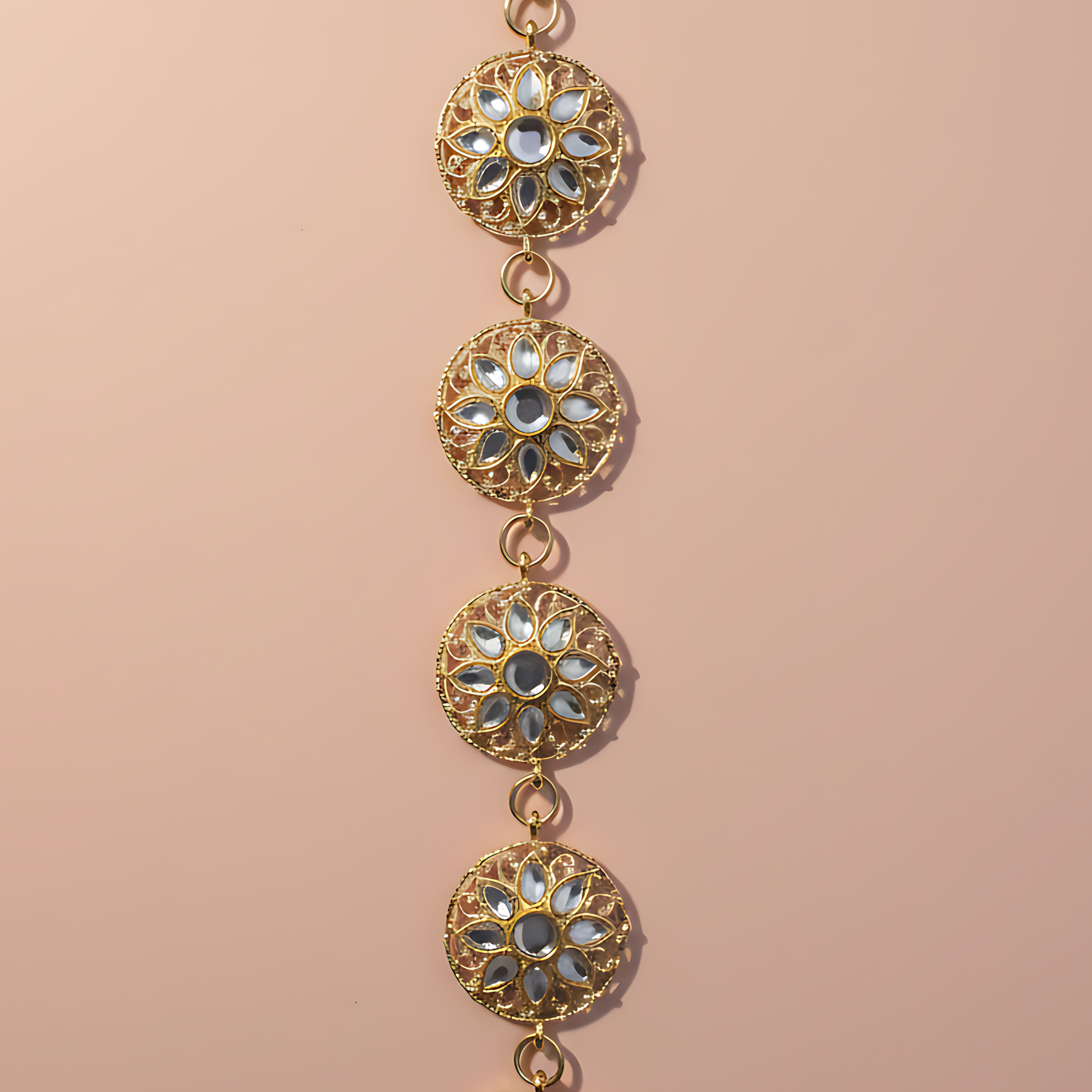 Pearl Floral Hair Chain