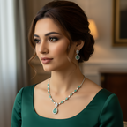 Stone AD Necklace Set