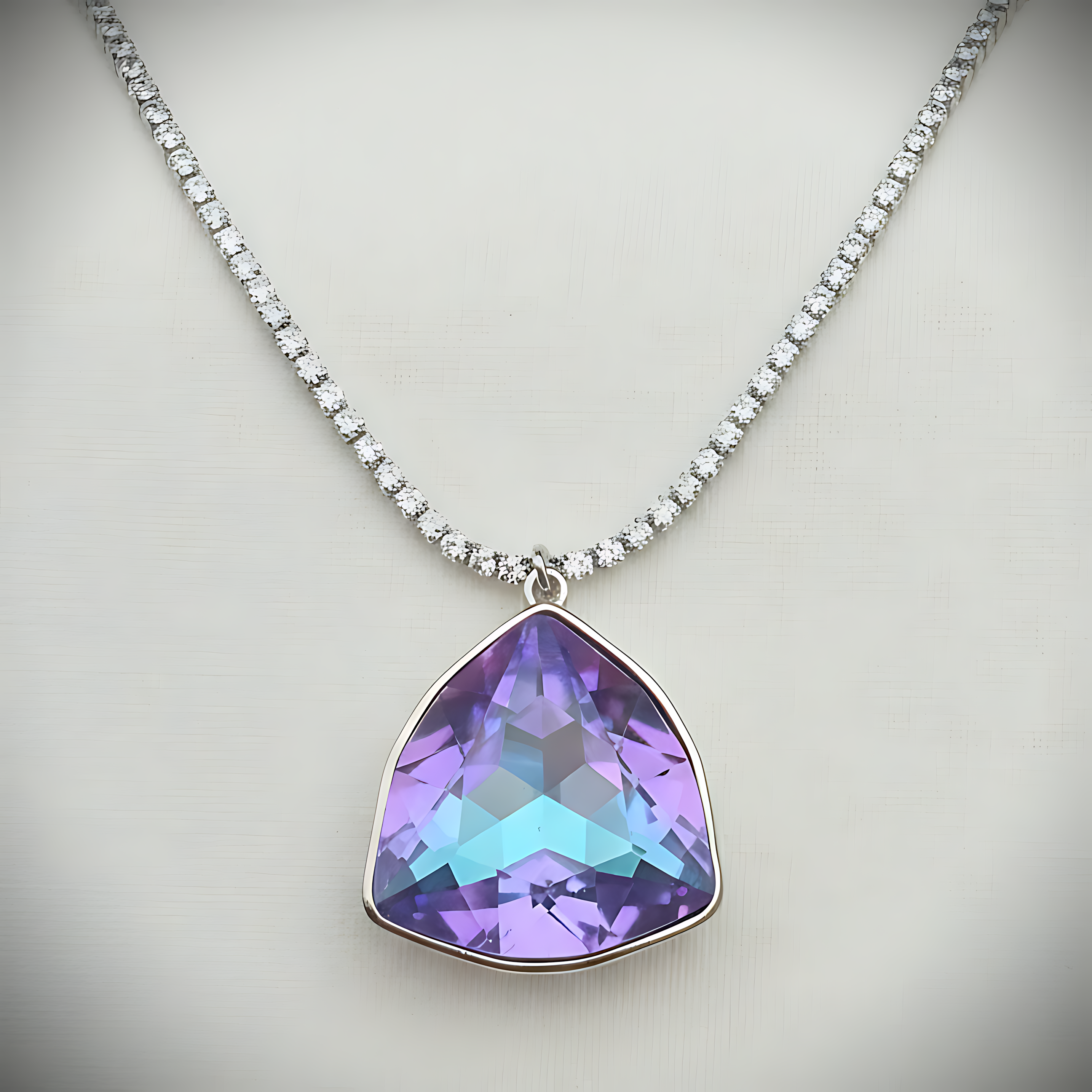 Spark Rhinestone Necklace Set