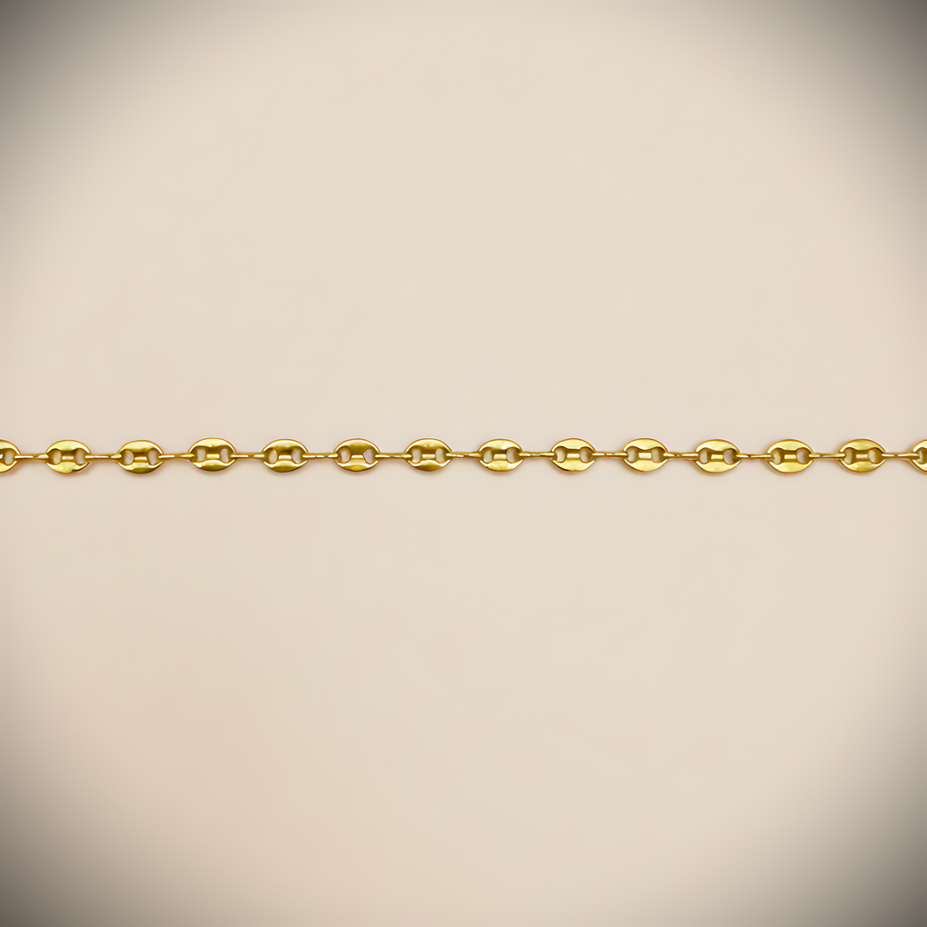 Gold-Plated Link Chain Bracelet