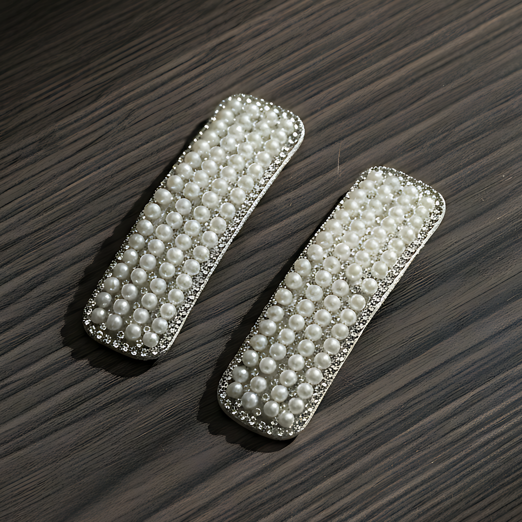 Pearl Statement Hair Clip (Set of 4)