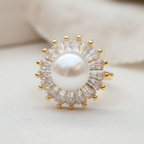 Pearl Crown Spin Ring