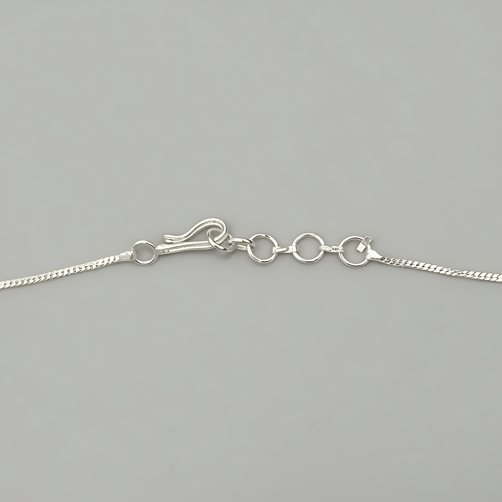 Royal Blue Stone AD Necklace Set