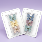 6 Butterfly Hair Clip Set