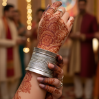 Oxidised Cuff Bracelet