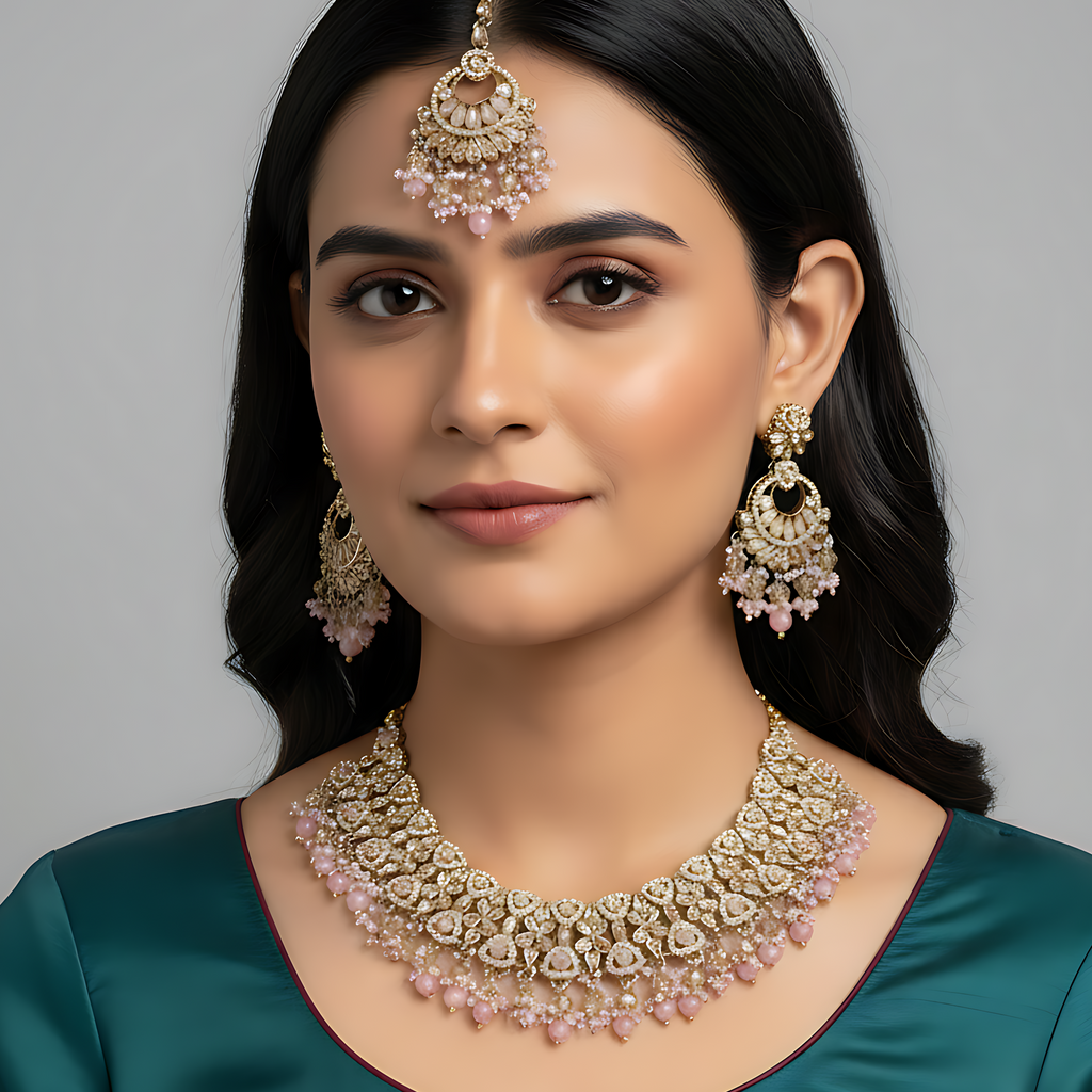 Floral Kundan Choker Set
