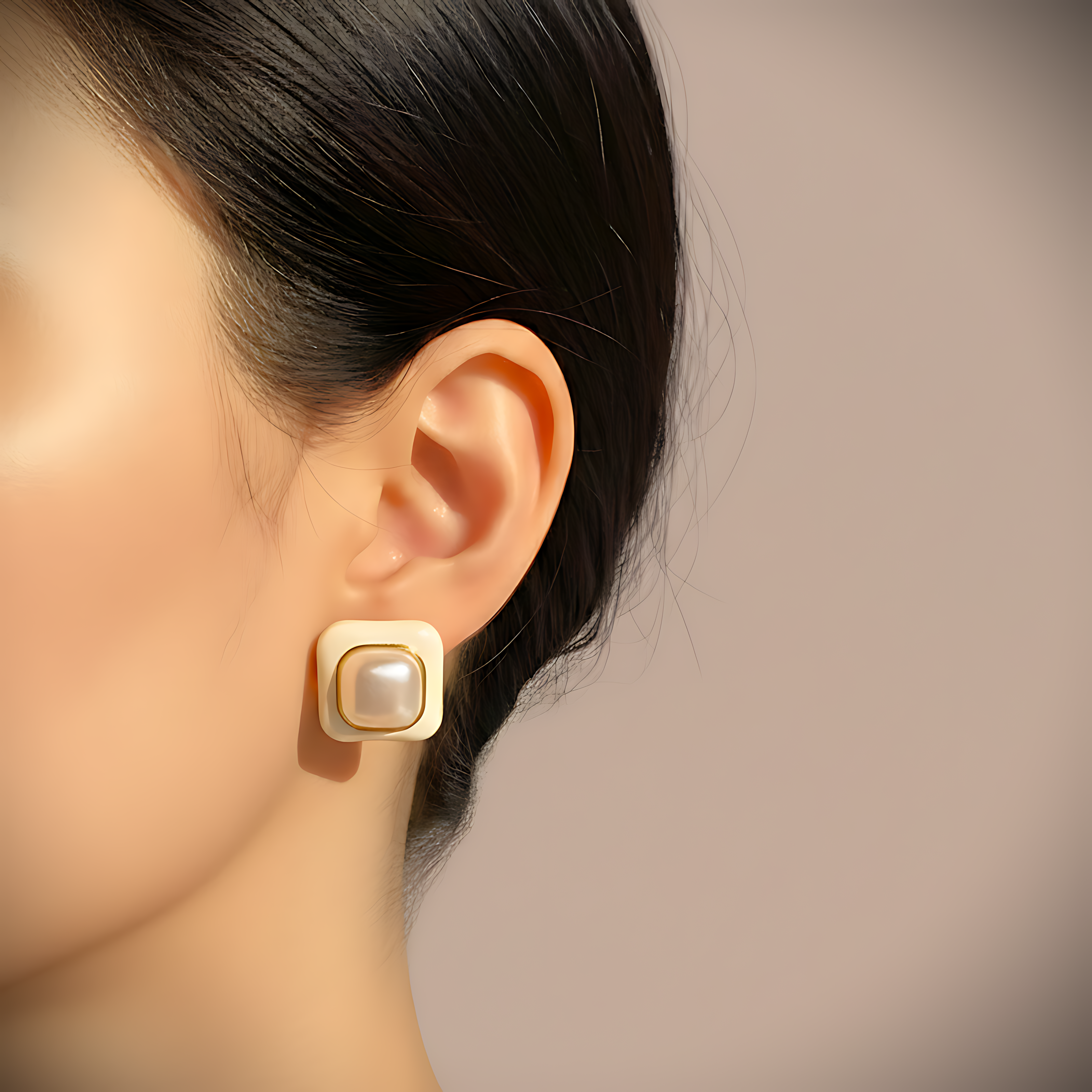 Classic Pearl Stud Earrings