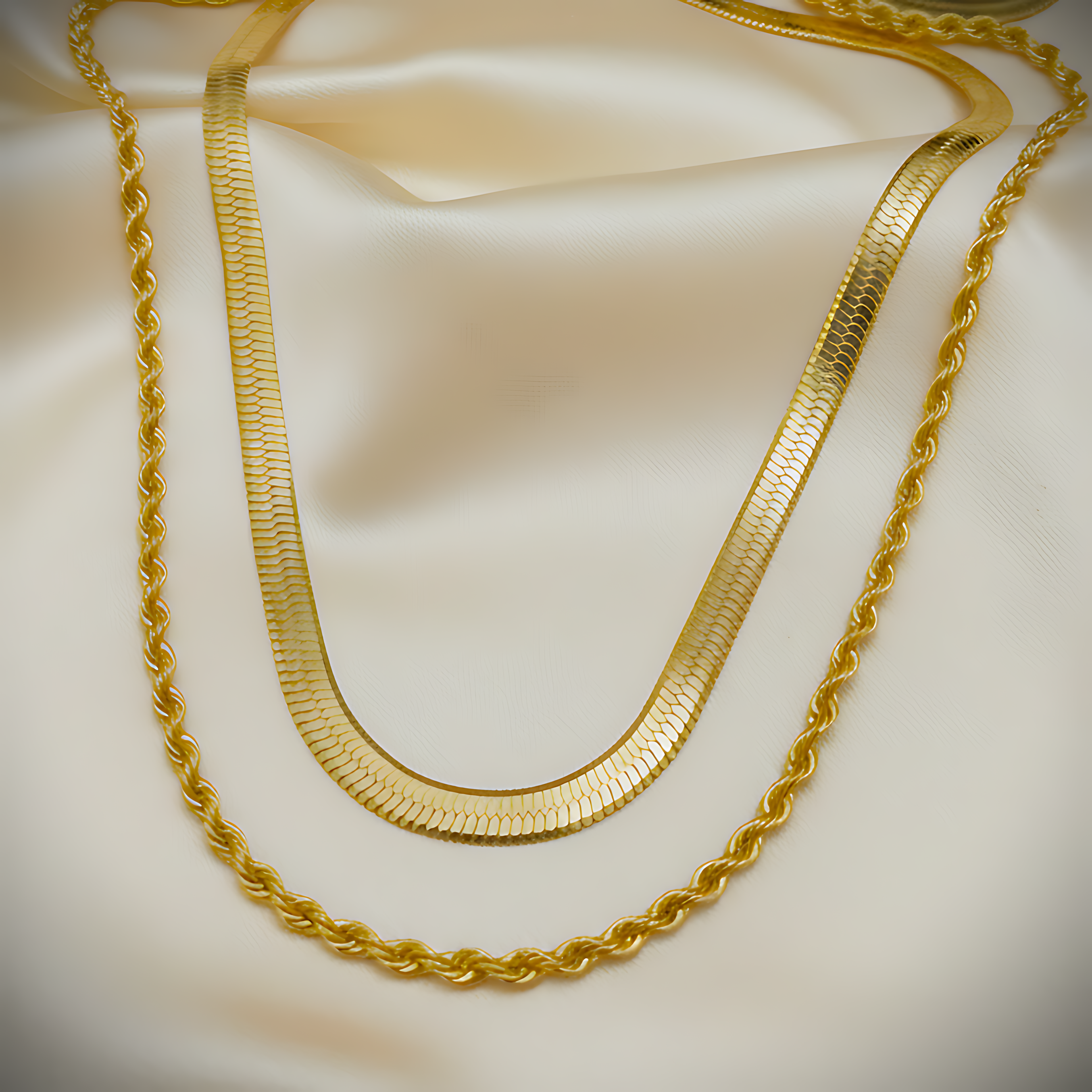 Double Layer Chain Necklace