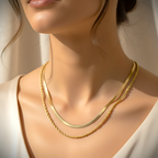 Double Layer Chain Necklace