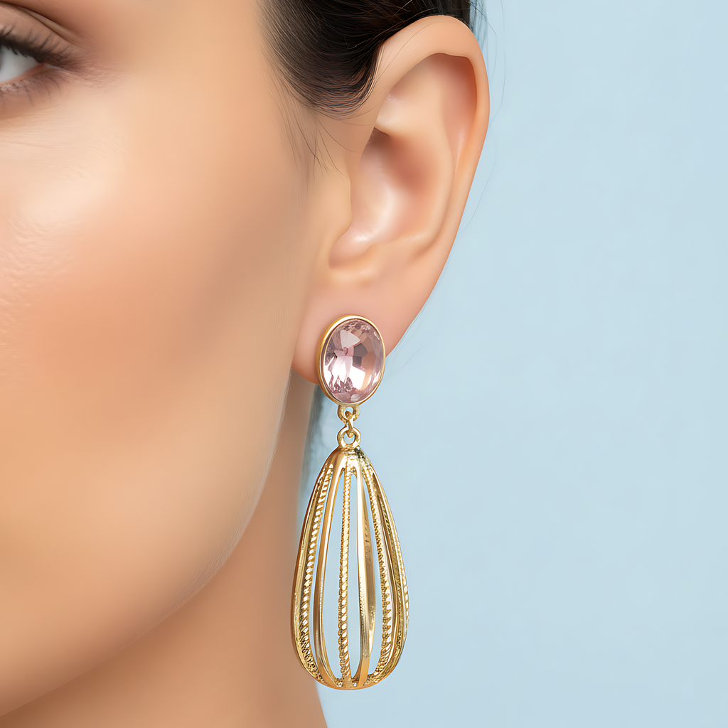 Stone Drop Earrings