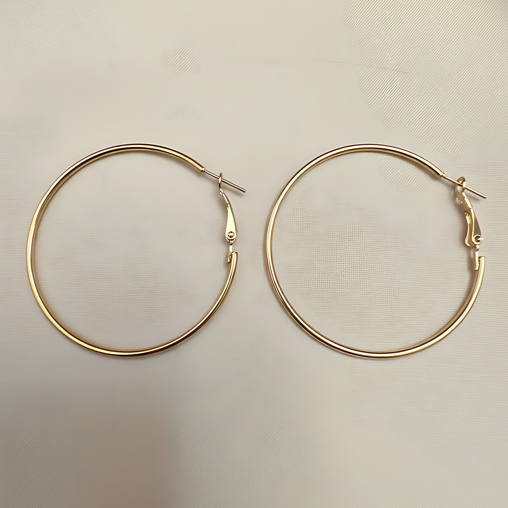 Classic Gold Hoop Earrings