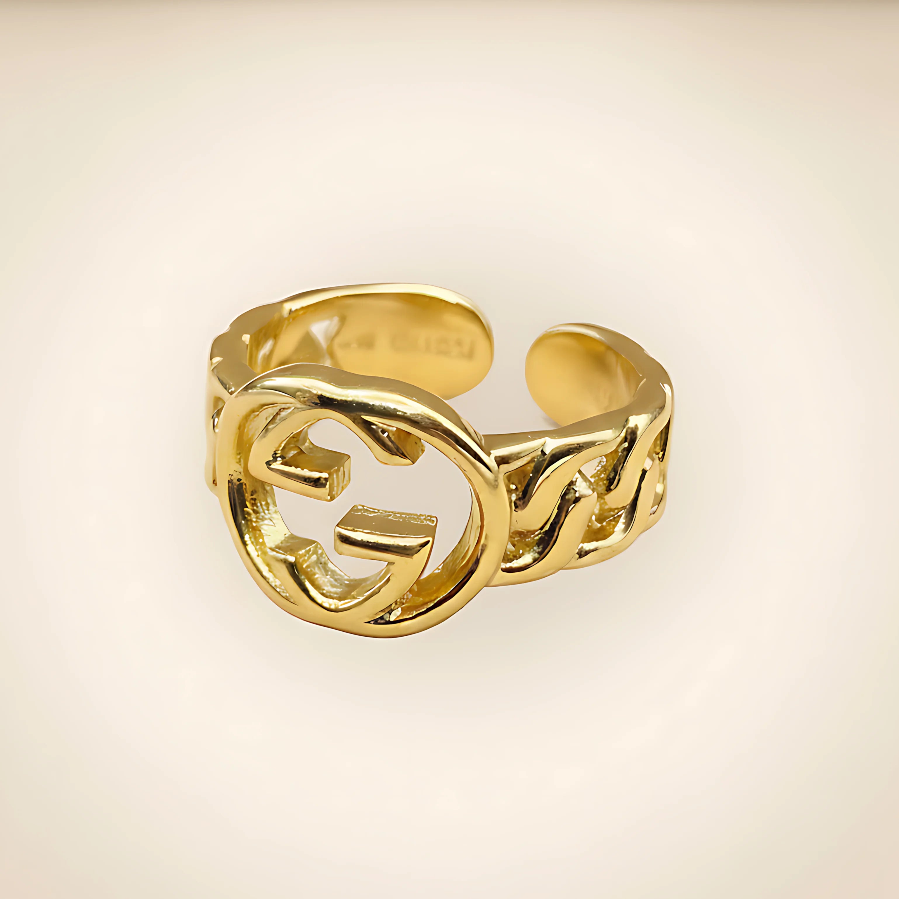 Gucci Inspired Gold Ring