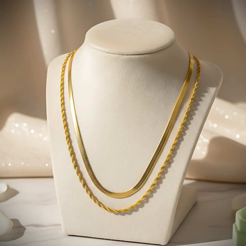 Double Layer Chain Necklace