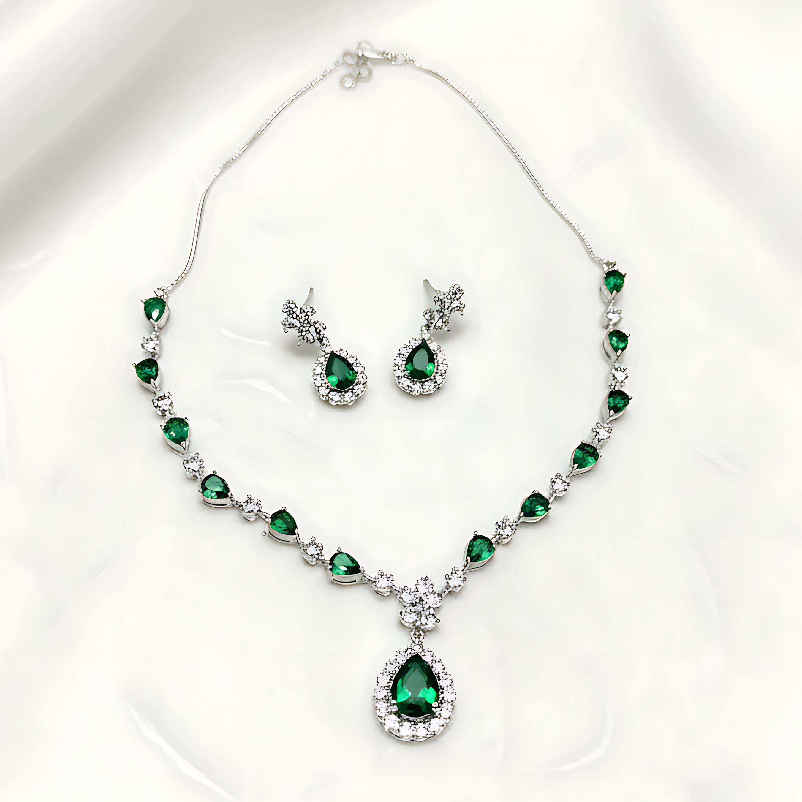 Stone AD Necklace Set