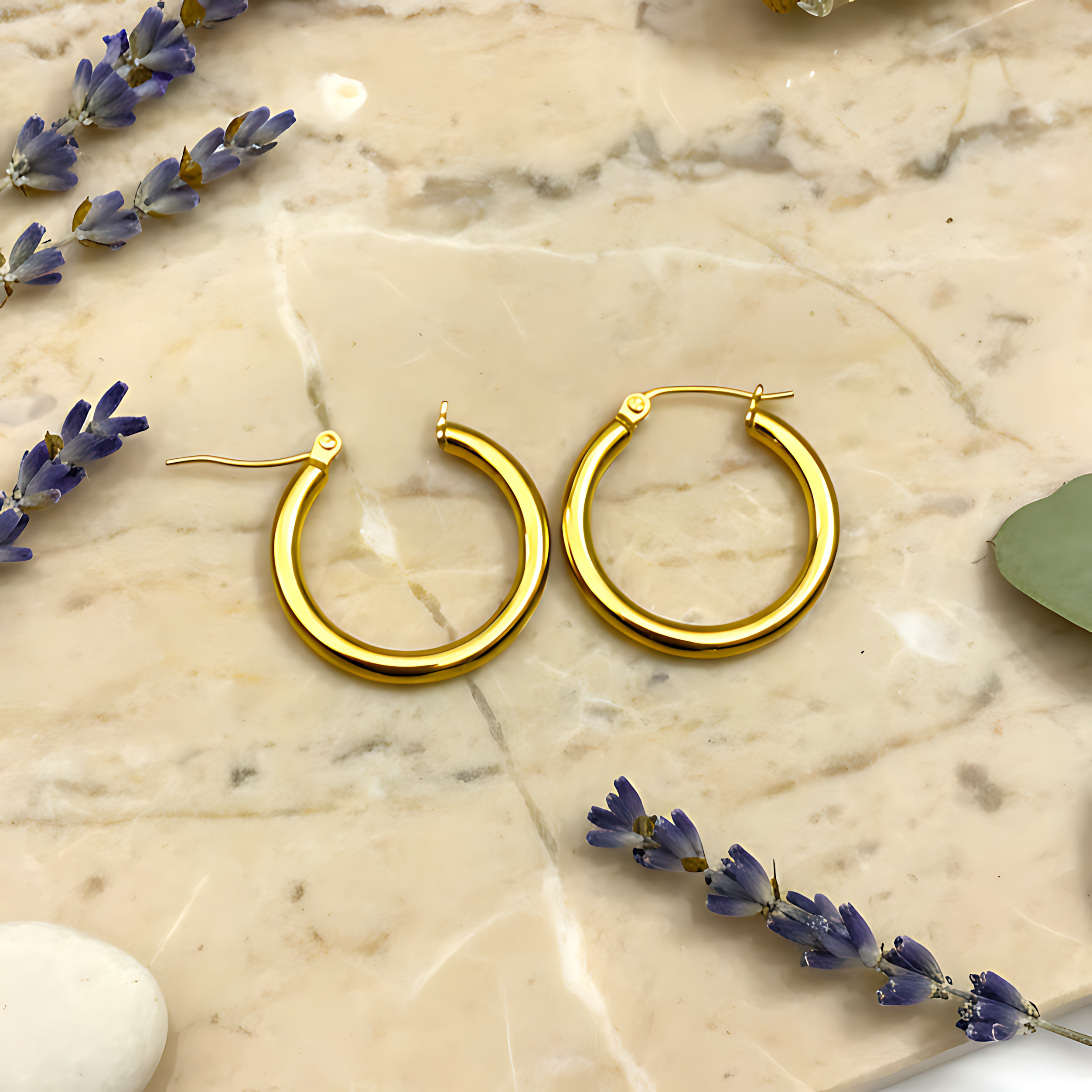 Gold Hoop Earrings