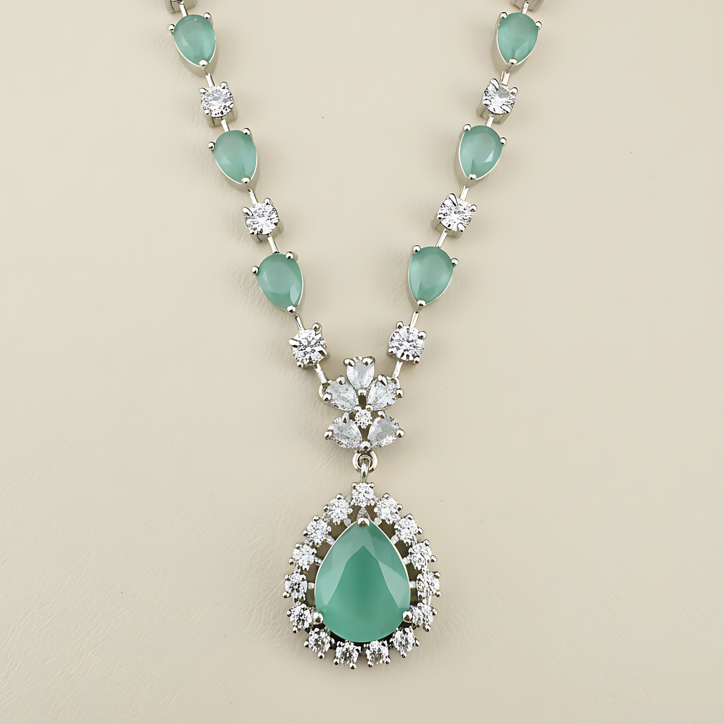 Stone AD Necklace Set