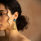 Stone Drop Earrings