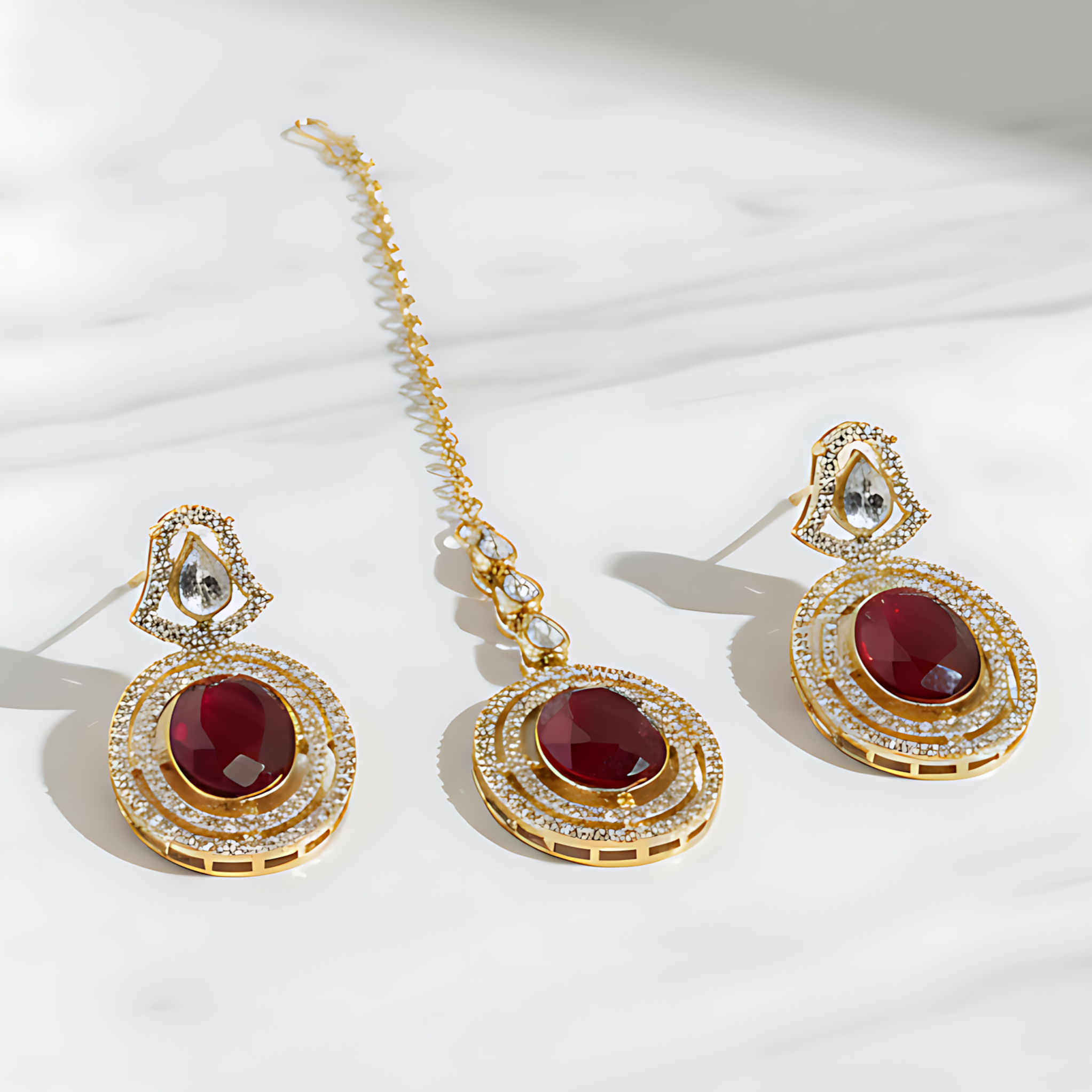 3 Layered Necklace Set